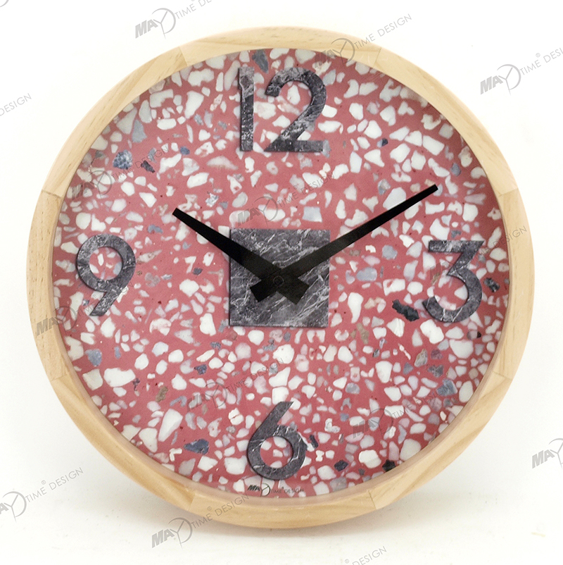 Low price Silent Pinewood Wall Clock