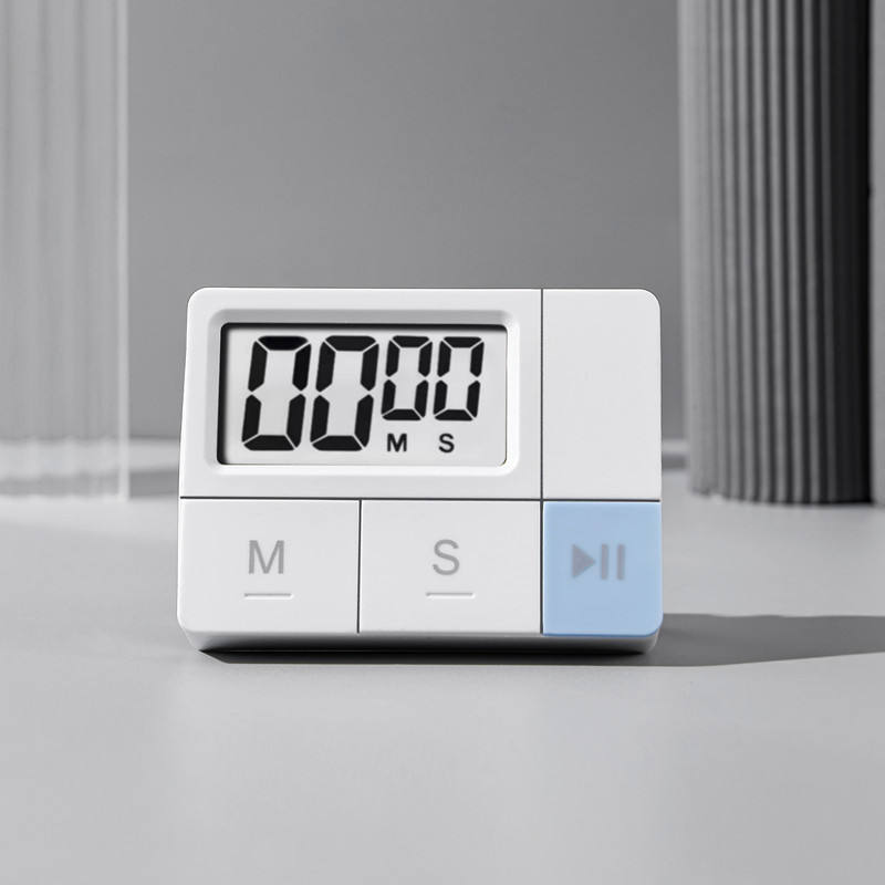 Portable Digital Countdown Kitchen Timer with Sound Reminder Stand for Cooking Shower & Study Battery Operated Plastic Stopwatch