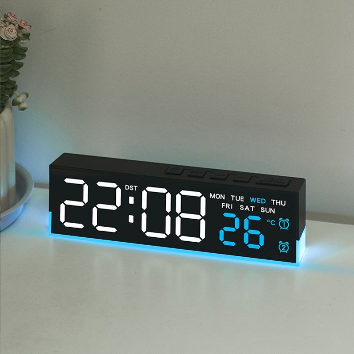 Wholesale Lumina Modern Design Style Night Light Alarm Clock New Multi-Functional LED Display Digital Clocks