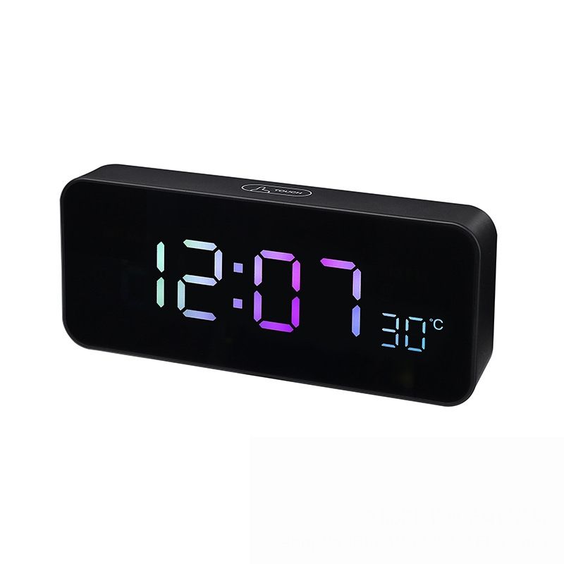 Pretty Wholesale OEM Digital Desk Clock Projectable Negative LED Display Smart Clock Students Projection Hotel Alarm Clock