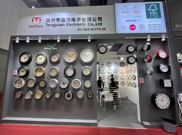 Tongyuan Clock Highlights Modern Craftsmanship and Design at the October 2025 Canton Fair
