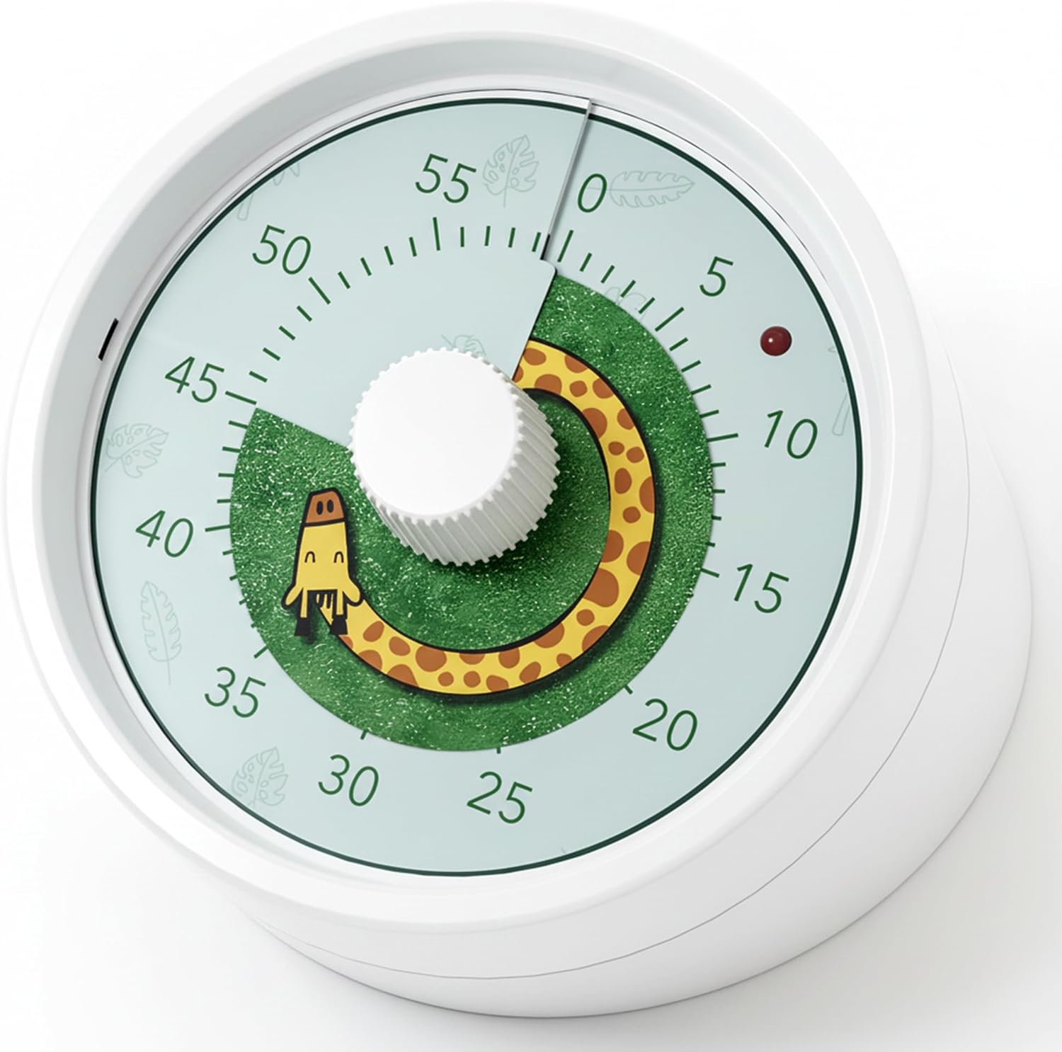 Colorful countdown timer with pause button for children