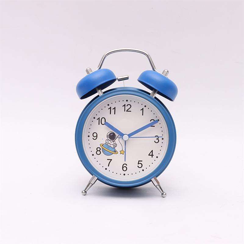 Scandinavian Creative Students Special Cute Small Alarm Clock Children Bedside Home Metal Ringing Clock