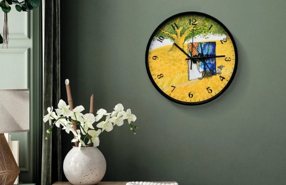 Wall Clocks Could Be a Canvas for Artworks
